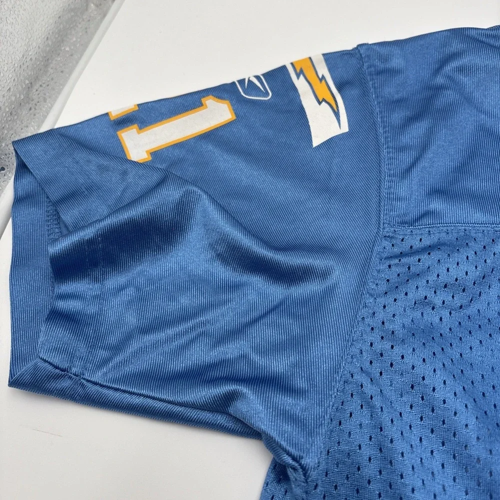 LA Chargers Ladanian Tomlinson Jersey 21 Powder Blue XL Reebok NFL‎ Players Mesh